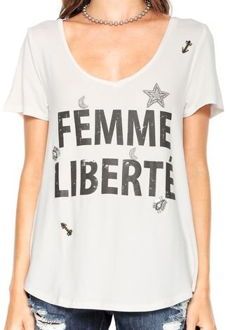 Camiseta It's & Co Femme Bege