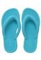 Chinelo Flip Flop Feminino De Dedo Confortável Macio Extra Leve Azul Verão Lançamento Ever Way Azul - Marca EVER WAY