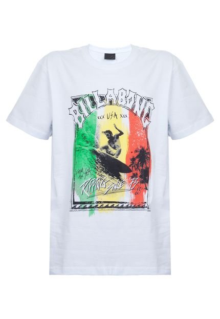 Camiseta Mc Juvenil Billabong Rasta Vibe Branco - Marca Billabong