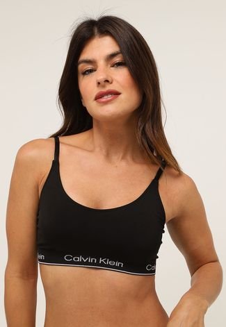 Top Calvin Klein Underwear Modern Seamless Preto - Compre Agora