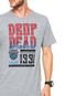 Camiseta Drop Dead Estampada Cinza - Marca Drop Dead