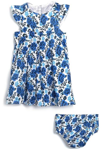 Vestido Tip Top Floral Azul - Marca Tip Top