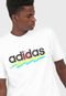 Camiseta adidas Originals Brush Stroke T Off-White - Marca adidas Originals