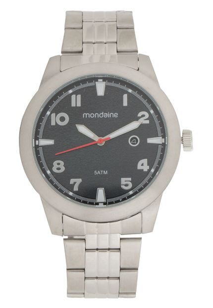 Relógio Mondaine 94965G0MVNA1Prata/Preto - Marca Mondaine