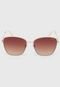 Óculos de Sol Colcci Geométrico Dourado/Marrom - Marca Colcci