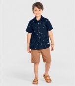 Conjunto Infantil Camisa Com Bermuda Trick Nick Azul - Marca Trick Nick