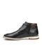 Sapato Masculino Cano alto Oxford Esporte Fino Couro Legitimo Preto - Marca FRANCA GRIFFE