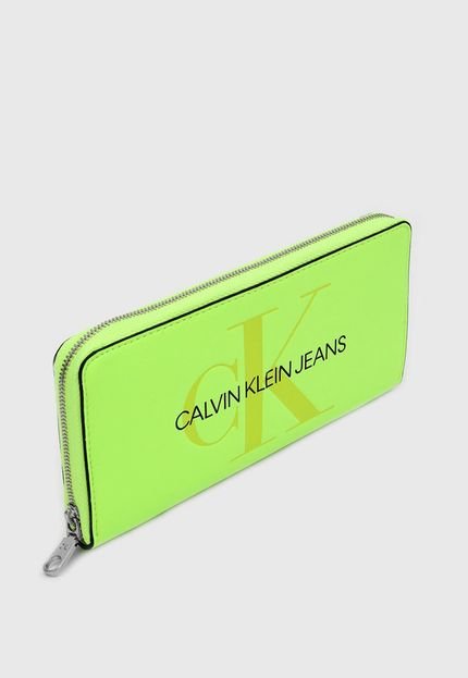 Carteira Calvin Klein Logo Verde - Marca Calvin Klein