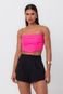 Blusa cropped degraus pink labrava - Marca Labrava