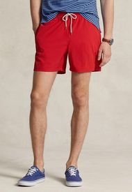 Pantaloneta de Baño Rojo-Blanco Polo Ralph Lauren