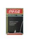Quadro-Negro Coca Cola Home Collection Menu Board Preto/Vermelho - Marca Coca Cola Home Collection