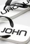 Chinelo John John Round Branco/Preto - Marca John John