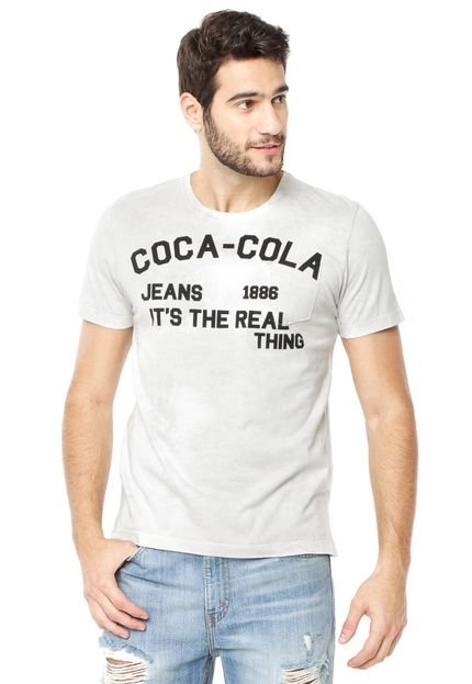 Camiseta Coca-Cola Jeans Real Cinza - Marca Coca-Cola Jeans