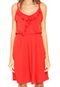 Vestido FiveBlu Curto Babados Vermelho - Marca FiveBlu