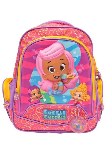 Mochila Bubble Guppies M Rosa - Marca DMW