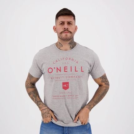 Camiseta O'Neill Santa Cruz Cinza Mescla - Marca O'Neill