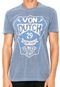 Camiseta Von Dutch  Vintage Azul - Marca Von Dutch 
