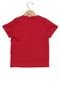 Camiseta Manga Curta Tommy Hilfiger Infantil Bordado Vermelho - Marca Tommy Hilfiger Kids