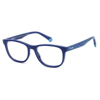 Armação de Óculos Polaroid Pld D832 ZX9 - Azul 47 - Infantil