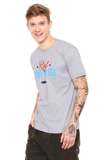 Camiseta Reef California Cinza - Marca Reef