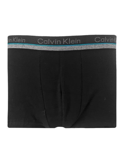 Cueca Calvin Klein Low Rise Trunk C12.10 PT00 Trunk Blu Grey Stripe Preta 1UN - Marca Calvin Klein