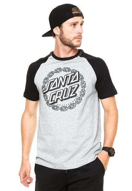 Camiseta Santa Cruz Estampada Cinza - Marca Santa Cruz