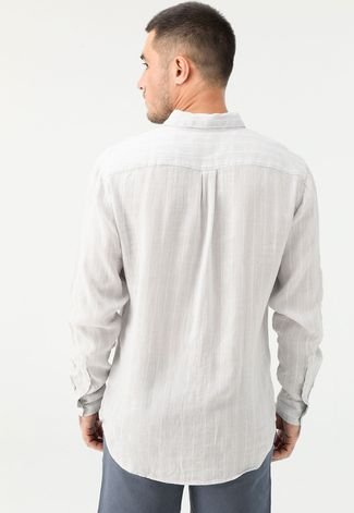 Camisa Cotton On Reta Listrada Branca