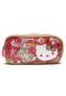 Estojo PCF Infantil Duplo Hello Kitty Butterfly Coral - Marca PCF