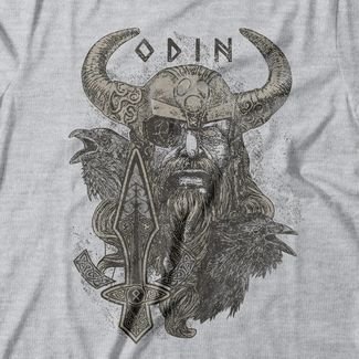 Camiseta Feminina Odin - Mescla Cinza