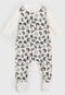 Macacão Baby Tricae Infantil Full Print Off-White - Marca Tricae