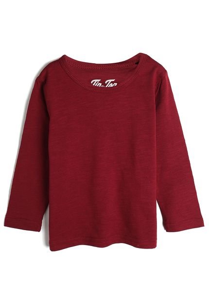 Camiseta Tip Top Infantil Lisa Vermelha - Marca Tip Top