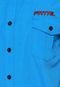 Camisa Fatal Texturizada Azul - Marca Fatal Surf
