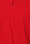 Camisa Polo Calvin Klein Fendas Piquet Vermelha - Marca Calvin Klein