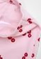 Calça Rovitex Infantil Floral Rosa - Marca Rovitex