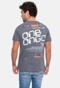 Camiseta Onbongo Estampada Grafite Mescla - Marca Onbongo