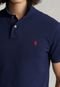 Camisa Polo Polo Ralph Lauren Slim Fit Logo Azul-Marinho - Marca Polo Ralph Lauren