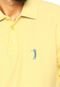 Camisa Polo Aleatory Bordado Amarela - Marca Aleatory