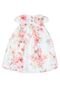 Vestido Malwee Flores Off-White - Marca Malwee