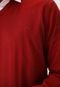 Suéter Tricot Dudalina Reto Logo Vermelho - Marca Dudalina