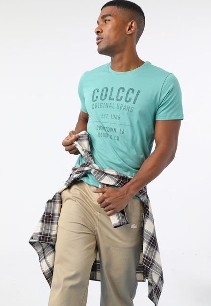 Camiseta Colcci Logo Verde - Marca Colcci