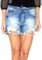 Short Jeans It's & Co Hot Pant Destroyed Azul - Marca Its & Co