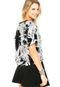 Blusa Shoulder Ampla Crepe Preta - Marca Shoulder