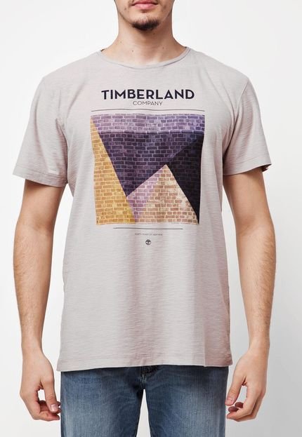 Camiseta Timberland Grafismos Rosa - Marca Timberland