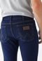 Calça Jeans Wrangler Skinny Lycra Azul-Marinho - Marca Wrangler