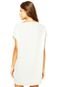 Vestido Forum Ampla Animal Off-white - Marca Forum