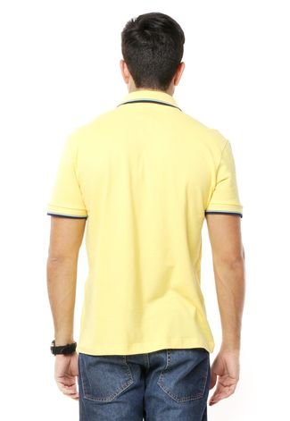 Camisa Polo Sommer Bord Amarela