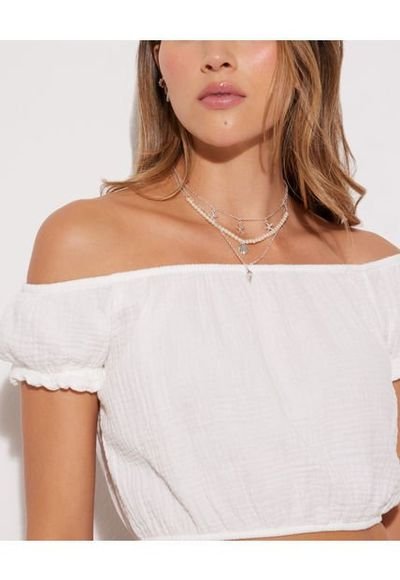 Blusa Mujer Seven M C Blanco Algod n Compra Ahora Dafiti Colombia