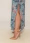 Vestido Longo Fenda Lateral B’Bonnie Tiana Estampado - Marca B'Bonnie