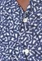 Camisa Jack & Jones Reta Geométrica Azul-Marinho - Marca Jack & Jones
