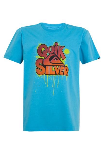 Camiseta Quiksilver Juvenil Crazycocon Azul - Marca Quiksilver